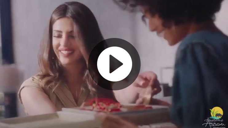 Assamese Muga Silk Saree